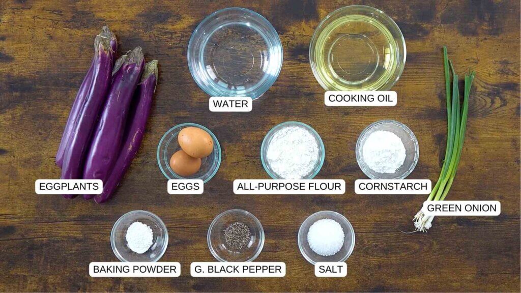 eggplant fritter ingredients